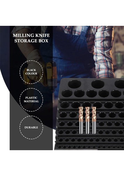 Matkap Ucu Saklama Kutusu Freze Kesici Yerden Tasarruf Matkap Bitirme Tutucu Organizatör Kutusu Kutusu Ev Dıy Ağaç Işleme Kullanımı Için (Yurt Dışından) fiyatları
