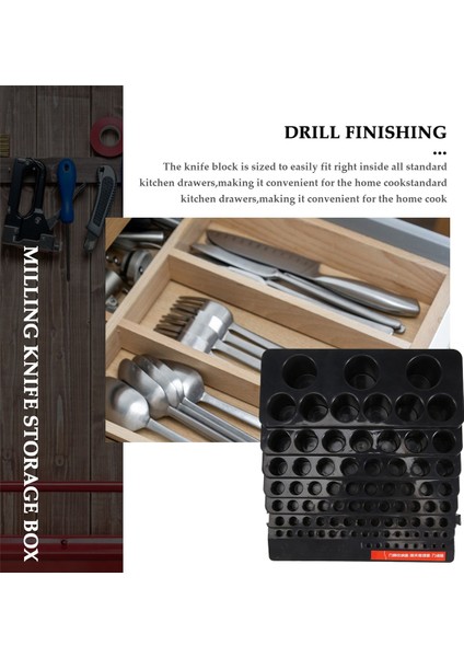 Matkap Ucu Saklama Kutusu Freze Kesici Yerden Tasarruf Matkap Bitirme Tutucu Organizatör Kutusu Kutusu Ev Dıy Ağaç Işleme Kullanımı Için (Yurt Dışından) fırsatları