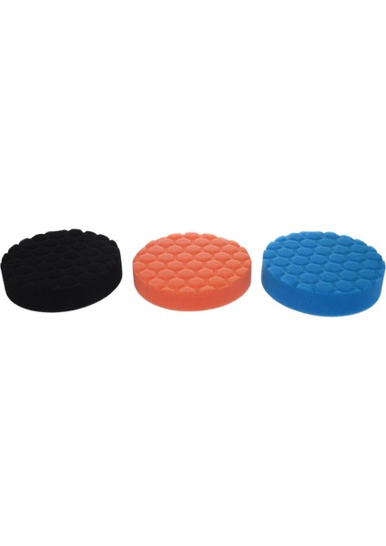 3x Hex-Logic Buff Tamponlama Parlatma Pedi Seti Oto Araba Parlatıcı Için 5 Inç (Yurt Dışından)