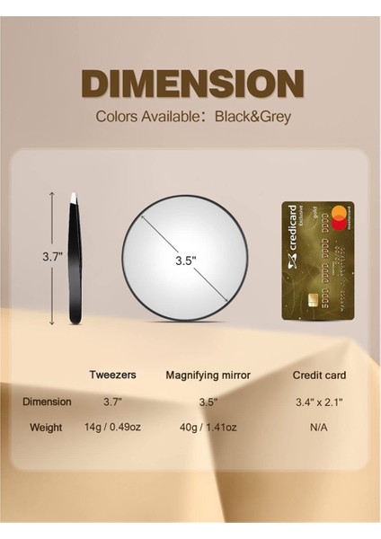 Cımbızlı 10X Büyüteçli Ayna Bakım ve Seyahat Için 2 Vantuzlu Büyütmeli Makyaj Aynası (Yurt Dışından) fiyatları