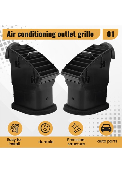 Ön Sol+Sağ Gösterge Paneli Havalandırma Menfezleri Klima Klima Izgarası Toyota Prius 2004-2009 (Yurt Dışından) indirimleri