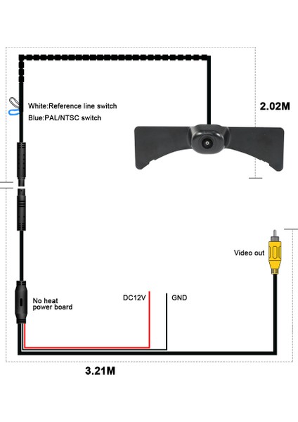 Hd Ccd Araba Ön Görünüm Park Gece Görüş Pozitif Logo Kamera Mercedes-Benz Gla H247 GLA220 GLA35 GLA45 2020-2021 (Yurt Dışından) modelleri