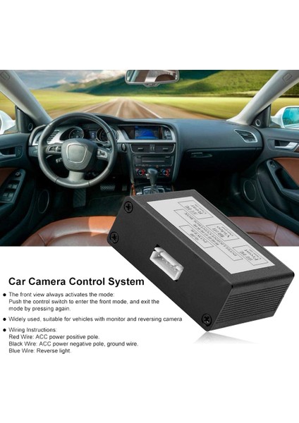 Araba Ön Görüş Kamerası Değiştirici Park Kamerası Dönüştürücü Ön Arka Görüş Video Anahtarı Kanal Kontrol Kutusu (Yurt Dışından) modelleri