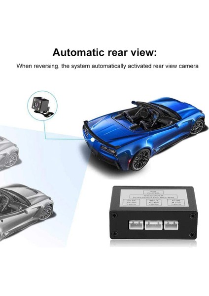 Araba Ön Görüş Kamerası Değiştirici Park Kamerası Dönüştürücü Ön Arka Görüş Video Anahtarı Kanal Kontrol Kutusu (Yurt Dışından) indirimleri