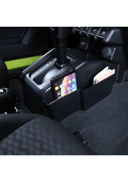 Araba Vites Saklama Kutusu Organizatör Suzuki Jimny 2019 2020 2021 2022 Aksesuarları Siyah (Yurt Dışından)