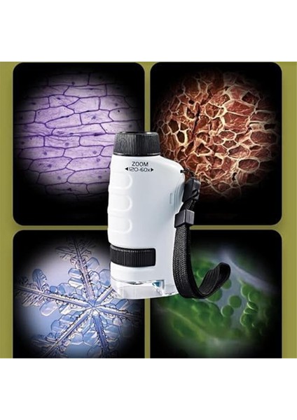 Minilabsters Miniscope Çocuk, Mini Labsters Taşınabilir Mikroskop, Mini Labsters Taşınabilir Mikroskop (Beyaz) (Yurt Dışından) modelleri