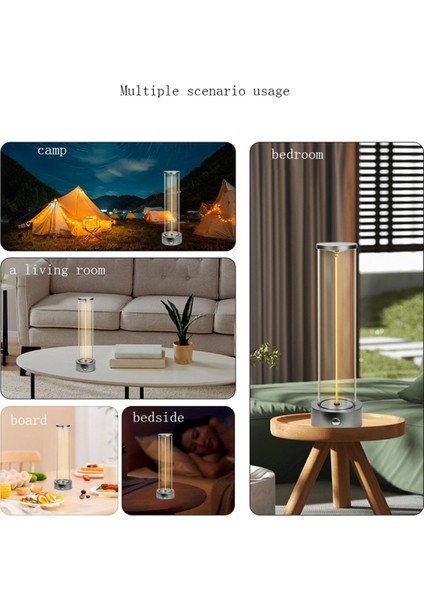 Basit LED Şarj Hattı Gece Lambası Dokunmatik USB Şarj Atmosfer Masa Lambası Hediye Quantum Atmosfer Lambası (Yurt Dışından)