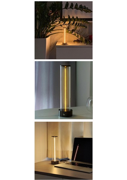 Basit LED Şarj Hattı Gece Lambası Dokunmatik USB Şarj Atmosfer Masa Lambası Hediye Quantum Atmosfer Lambası (Yurt Dışından) fiyatları