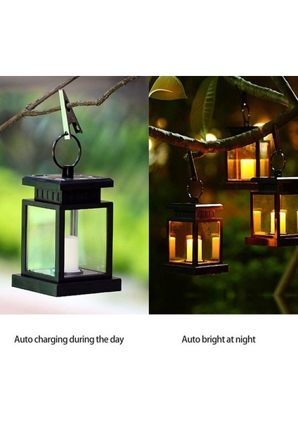 2x Güneş Feneri Asılı Işık LED Bahçe Açık Patio Bahçe Lambası Su Geçirmez Işık (Yurt Dışından) indirimleri