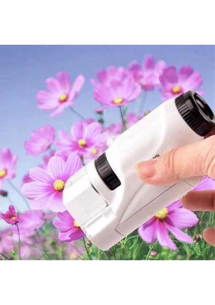 El Mikroskobu Bilim Laboratuvarı Mini El Akülü Çocuk Mikroskobu Beyaz (Yurt Dışından) modelleri