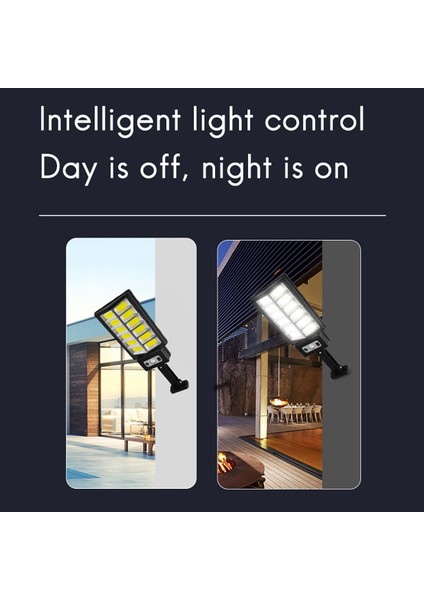 Açık Hava Güneş Enerjili Sokak Lambası Su Geçirmez Güneş Enerjili Lamba Modu Kızılötesi Sensör Hareket Sensörü Bahçe Için Güvenlik Aydınlatması D (Yurt Dışından) fiyatları