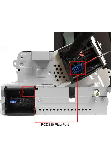 Araba Arka Görüş Kamerası Rca Video Geri Görüş Kamerası Dönüştürme Kablosu Gecikme Zamanlayıcı Röle Filtresi- Mıb Passat Tiguan Golf (Yurt Dışından) fırsatları