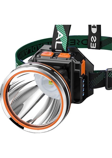 Yüksek Güç LED Kafa Işık Lambası Süper Parlak Yetişkin USB Far Spot Su Geçirmez Dış Mekan Işık El Feneri Taşınabilir (Yurt Dışından)