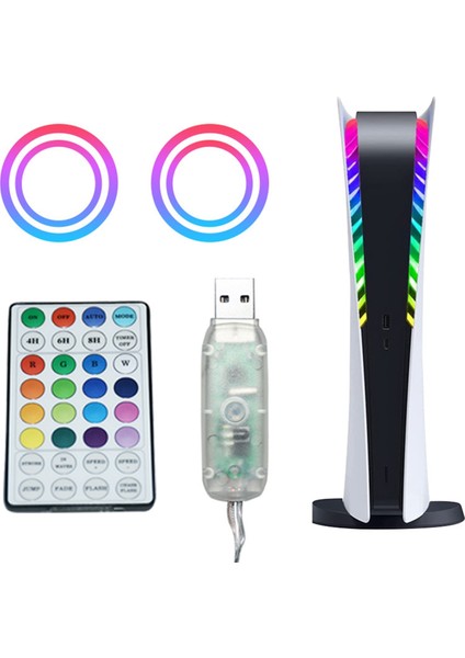 Ps5 Konsolu Için Rgb LED Işık Şeridi Ps5 Konsolu Için LED Aydınlatmalı Çoklu Efektler Işık Çubuğu (Yurt Dışından) fiyatları