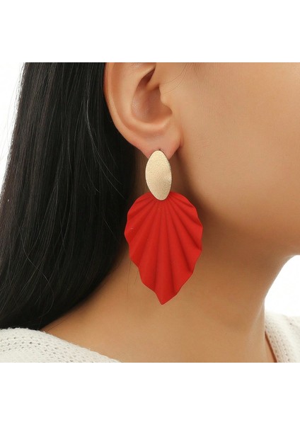 Basit Saplama Küpeler Çok Yönlü Popüler Kişilik Sokak Çekim Küpeleri (Yurt Dışından)