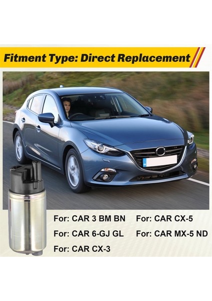 PE01-13-350 Delphi FE0683 Mazda 3 6 Cx-5 Mx-5 Miata PE0113350 Için Elektrikli Yakıt Pompası (Yurt Dışından) fırsatları