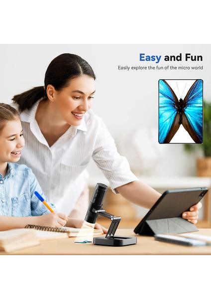 Kablosuz Dijital Mikroskop 50X-1000X Büyütme Wifi USB Elde Taşınabilir Mini Mikroskop Kamera Madeni Para Büyüteci (Yurt Dışından) fiyatları