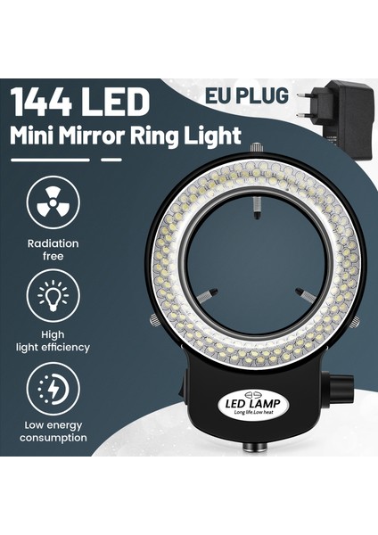 144 LED Miniskop Halka Işık Halka Işık Miniskop Halka Işık Için %0 - 100 Ayarlanabilir Lamba (Yurt Dışından) indirimleri