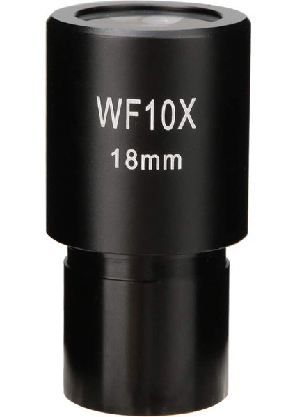 10X Mikroskop Mercek Geniş Açı Optik Lensler Adaptör Alanı 18MM Profesyonel Oküler Lens Standart (Yurt Dışından)