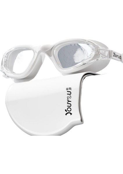 Yüzme Gözlüğü Su Geçirmez Buğu Önleyici Hd Küçük Çerçeve Yüzme Gözlüğü Erkekler Kadınlar Dalış Profesyonel Yüzme Kap Yüzme Gözlüğü Seti Ekipmanları (Yurt Dışından)