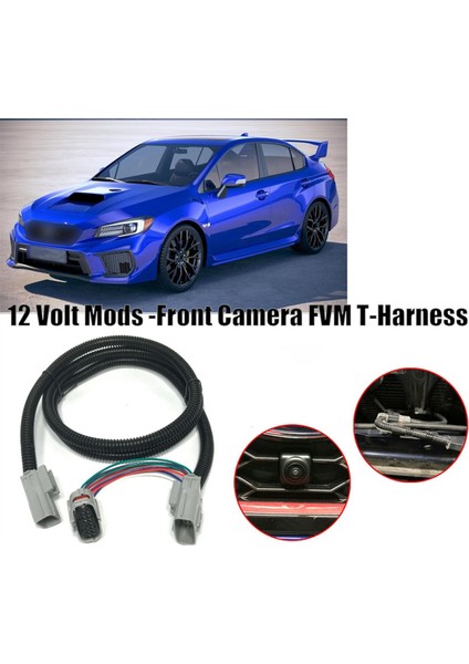 Subaru Wrx/stı W/ LED Srh 2018-2021 Için 12V Araba Ön Kamera Fvm T-Kablolaması (Yurt Dışından) indirimleri