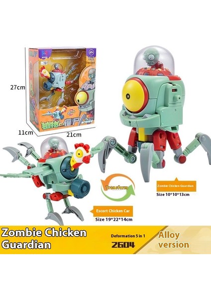Transformers Zombies Oyuncakları Alaşım Hopper Robot Patchwork Mecha Boos 5'i 1 Arada (Yurt Dışından)