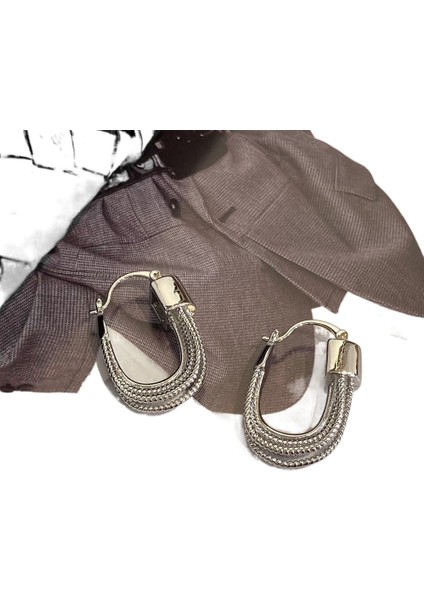 Cins Küpeler Kişilik Mizaç Tasarımı Çok Yönlü Moda Küpeler (Yurt Dışından)