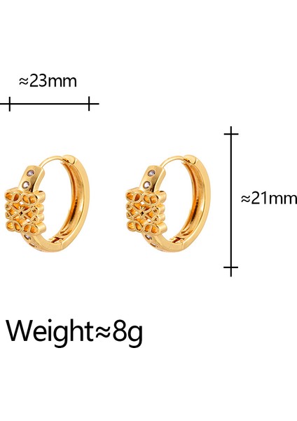 Cins Küpeler Kişilik Mizaç Tasarımı Çok Yönlü Moda Küpeler (Yurt Dışından) fiyatları