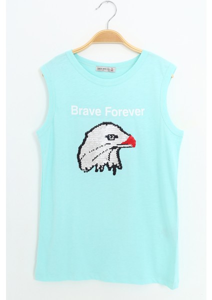 Erkek Çocuk Kartal Pul Işlemeli Atlet modelleri