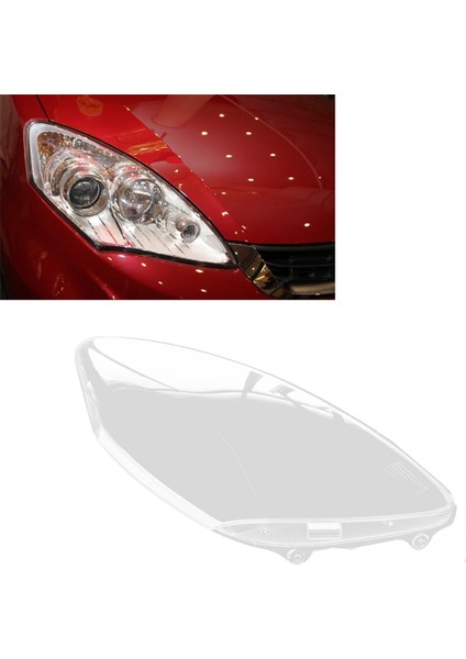 Araba Ön Far Kapağı Şeffaf Abajur Lamba Kabuğu Far Mercek Kapağı Perodua Alza 2009-2021 Sağ (Yurt Dışından)
