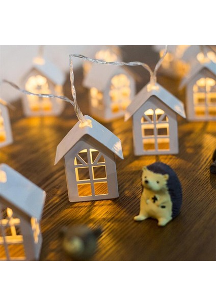 10LED LED Garland Ahşap Ev Işık Dizisi 1,5 Metre USB Peri Iç Mekan Işıkları Sıcak Beyaz (Yurt Dışından) fiyatları