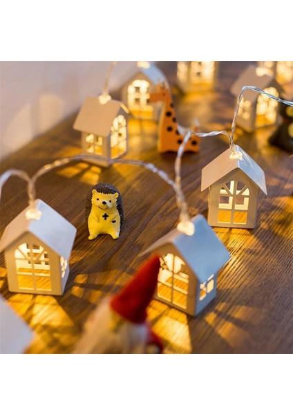 10LED LED Garland Ahşap Ev Işık Dizisi 1,5 Metre USB Peri Iç Mekan Işıkları Sıcak Beyaz (Yurt Dışından) fırsatları