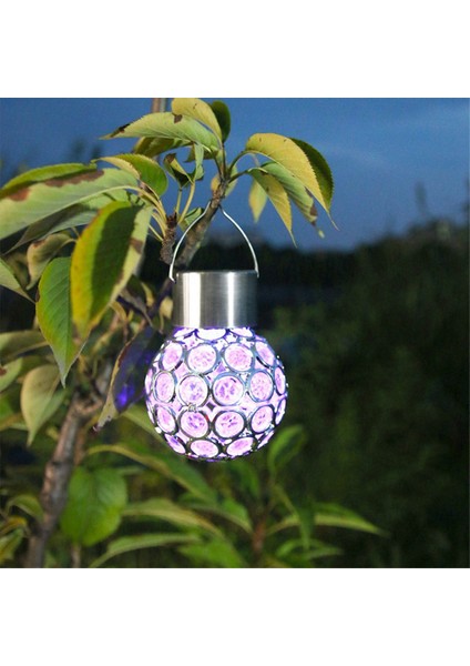 2 Adet Açık Hava Dekor LED Güneş Işıkları Açık Hava Dekor Cam Avizeler: Bahçe Için Su Geçirmez Fenerler Güneş Enerjili (Yurt Dışından) modelleri