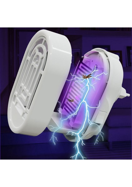 Haşere Kovucu Fiş Sivrisinek Katili Kapalı LED Mor Işık Sivrisinek Tuzağı Sinekkapan Lambası, Ab Tak (Yurt Dışından) modelleri