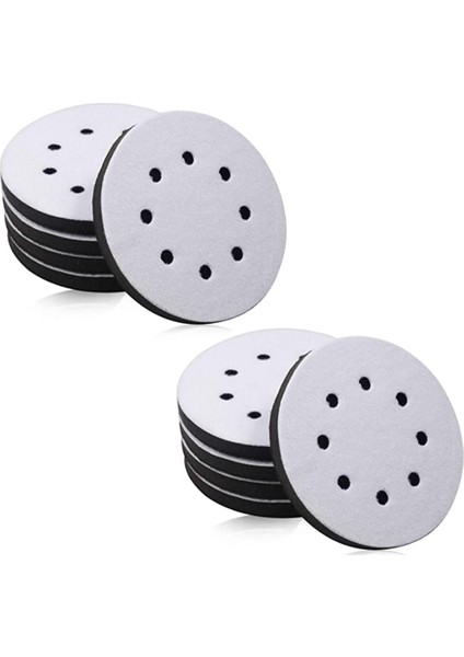 10 Paket Yumuşak Yoğunluklu Arayüz Pedleri 5 Inç 8 Delik Cırt Cırt Sünger Yastık Tampon Destek Pedi Köpük Arayüz Pedleri (Yurt Dışından)