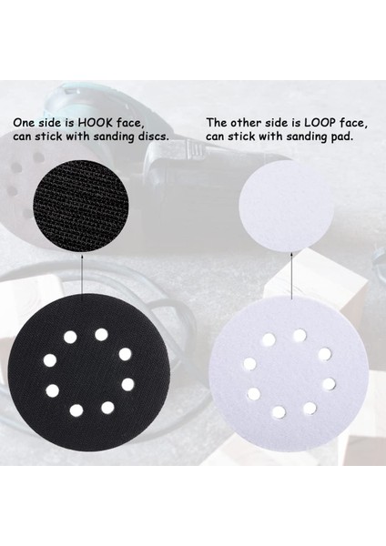 10 Paket Yumuşak Yoğunluklu Arayüz Pedleri 5 Inç 8 Delik Cırt Cırt Sünger Yastık Tampon Destek Pedi Köpük Arayüz Pedleri (Yurt Dışından) fiyatları