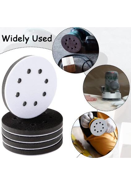 10 Paket Yumuşak Yoğunluklu Arayüz Pedleri 5 Inç 8 Delik Cırt Cırt Sünger Yastık Tampon Destek Pedi Köpük Arayüz Pedleri (Yurt Dışından) fırsatları