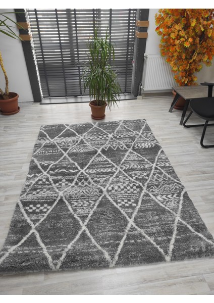 Modern Desenli Fildişi Gri Renk Karışımlı Halı 160*220 fiyatları
