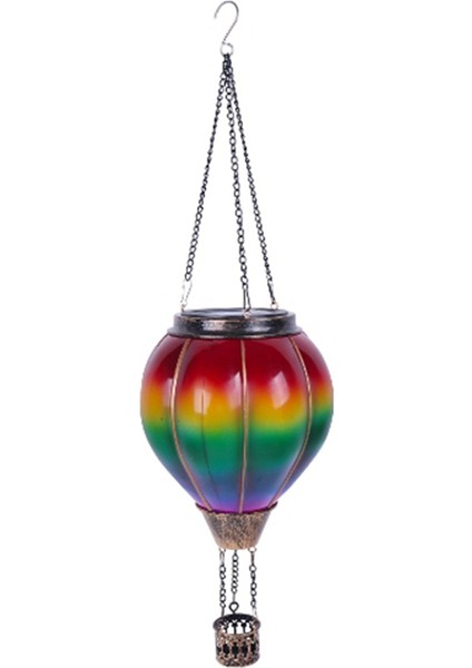 Sıcak Hava Balonu Güneş Fener Işıkları Bahçe Avlu Veranda Veranda Dekoru Için Açık Hava Asılı Güneş Feneri (Yurt Dışından)