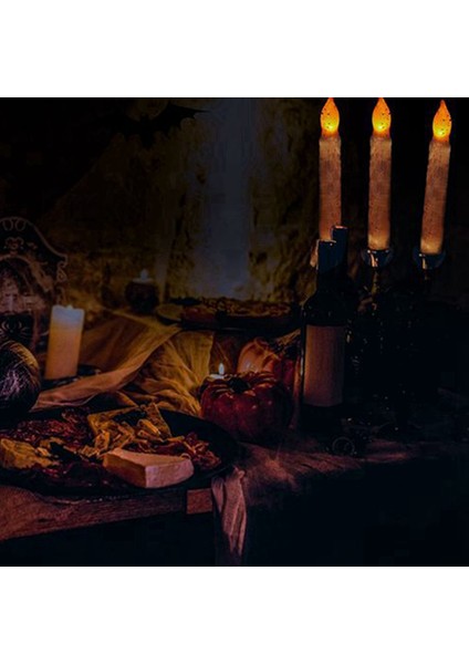 Avrupa Balmumu Kaplamalı Mum Lambası, Retro Romantik Düğün Mum Işığı, Noel ve Cadılar Bayramı Için (Yurt Dışından) fırsatları
