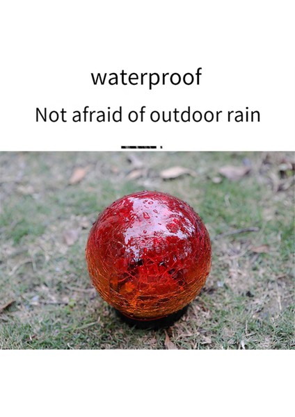 Adet Güneş Enerjili Küre Işıkları Açık Bahçe Dekoru Çatlak Cam Güneş Enerjili Işıklar Avlu Dekoratif Yol Avlu Çim (Yurt Dışından) modelleri