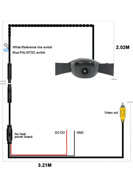 Hd Ccd Araba Ön Görünüm Park Gece Görüş Pozitif Logo Kamera Mercedes-Benz Gle W167 V167 GLE350 GLE450 2019-2020 (Yurt Dışından) modelleri