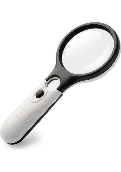 3 LED Işık 45X El Büyüteç Okuma Büyüteç Lens Takı Büyüteç (Yurt Dışından)