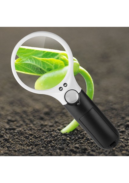3 LED Işık 45X El Büyüteç Okuma Büyüteç Lens Takı Büyüteç (Yurt Dışından) fırsatları