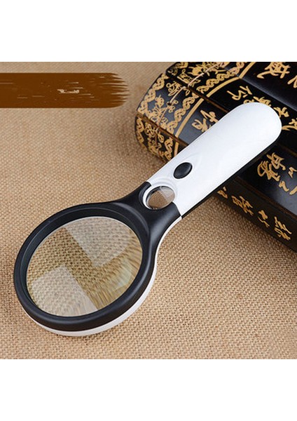 3 LED Işık 45X El Büyüteç Okuma Büyüteç Lens Takı Büyüteç (Yurt Dışından) indirimleri