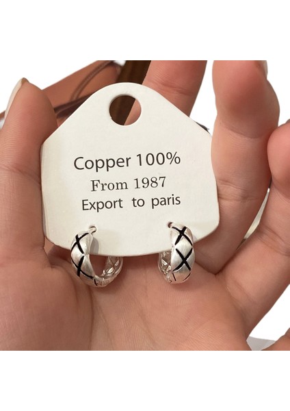 Düzensiz Küpeler Niş Trend Moda Kişilik Küpeler Kadın (Yurt Dışından)