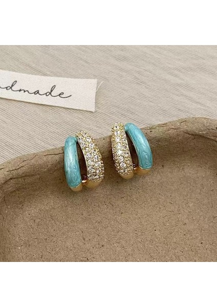 Cins Küpeler Kişilik Mizaç Tasarımı Çok Yönlü Moda Küpeler (Yurt Dışından)