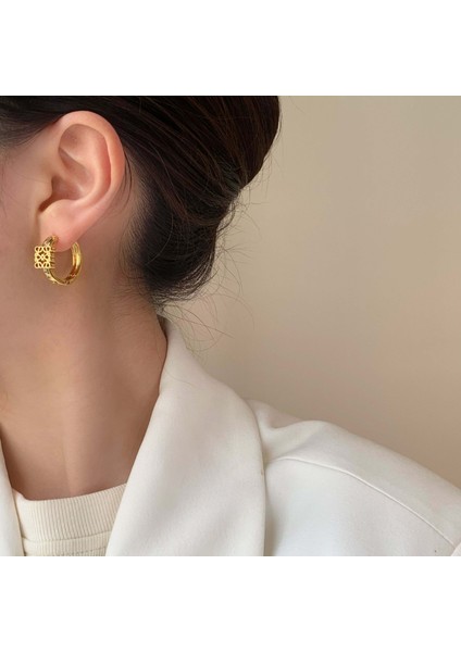 Cins Küpeler Kişilik Mizaç Tasarımı Çok Yönlü Moda Küpeler (Yurt Dışından) modelleri