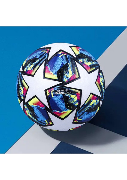 Uefa Şampiyonlar Ligi Futbol Sıcak Bondedfootball Yama Deri Dikişsiz Pu 4 Boyut 5 (Yurt Dışından)