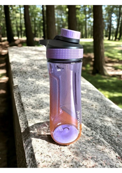 Şeffaf Spor ve Ofis Su Matara 730ml Mor Plastik, Hafif ve Şık Tasarım fırsatları